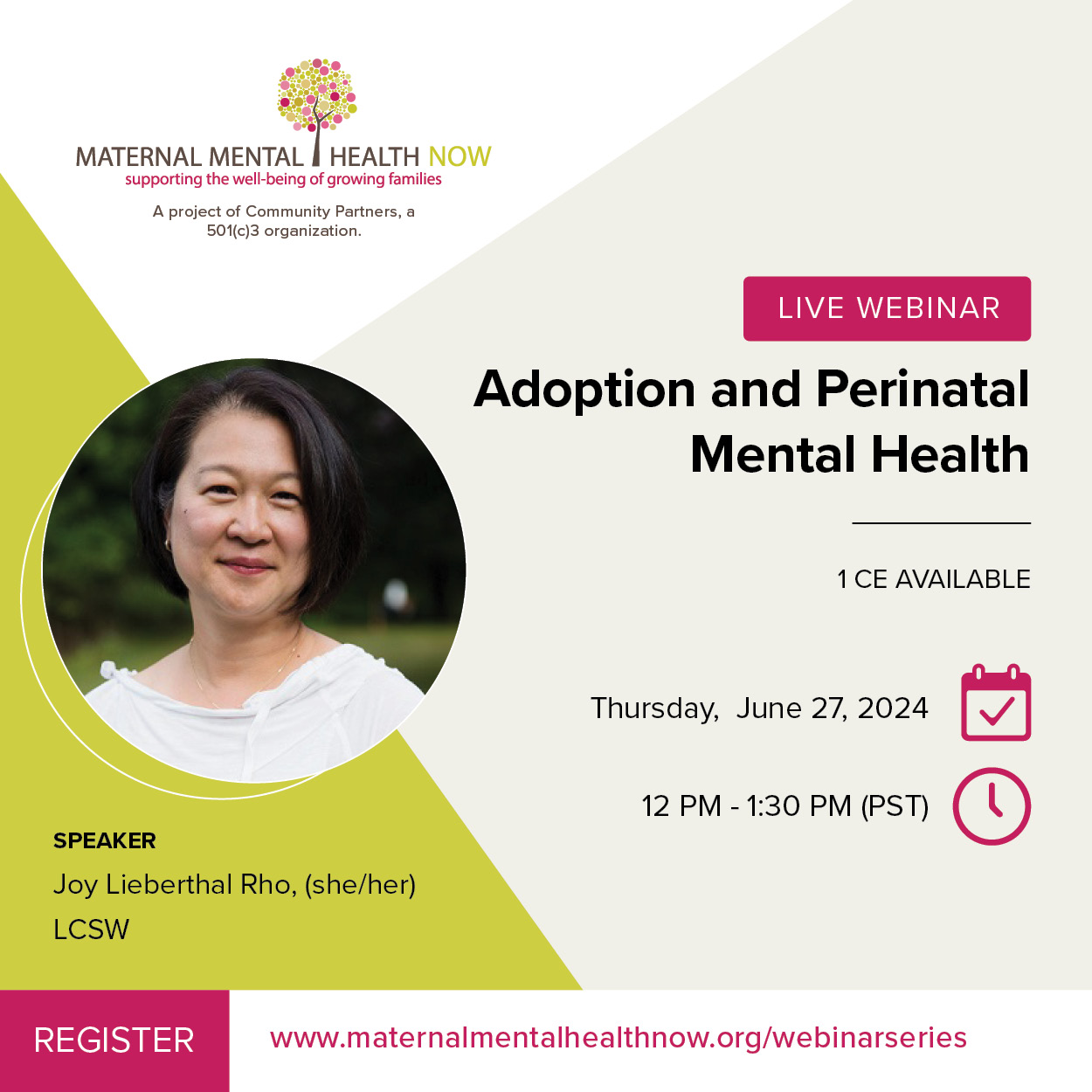 Events from February 5, 2025 – March 21, 2024 – MATERNAL MENTAL HEALTH NOW